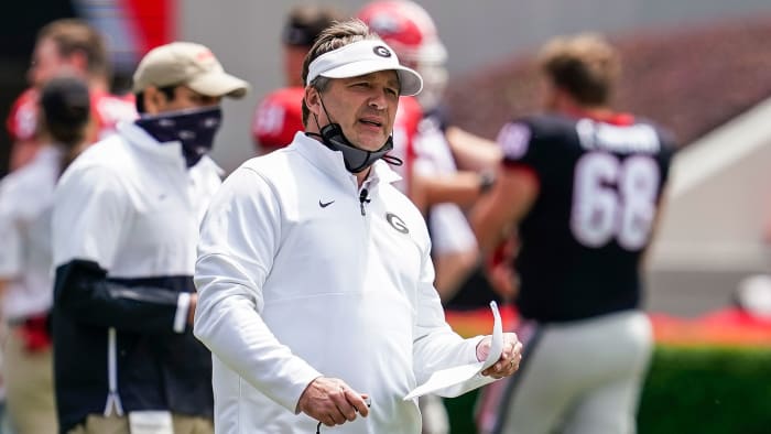 Georgia head coach Kirby Smart